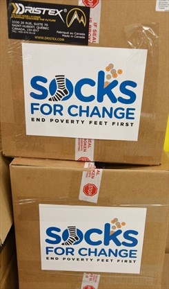 Socks for Change: West 49 founder Sam Baio puts his heart into warming feet